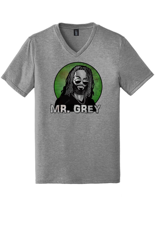 Mr. Grey Portrait V-Neck Shirt